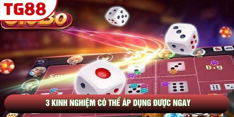3 kinh nghiệm có thể áp dụng được ngay
