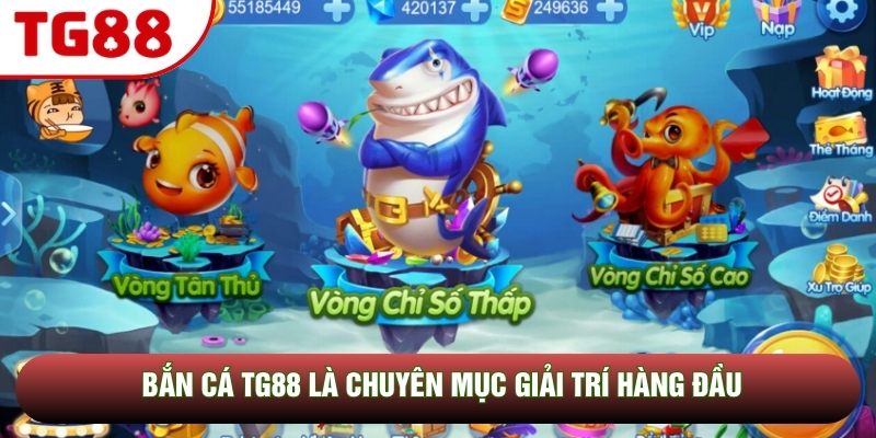 Bắn cá TG88 là chuyên mục giải trí hàng đầu Bắn cá TG88 là chuyên mục giải trí hàng đầu