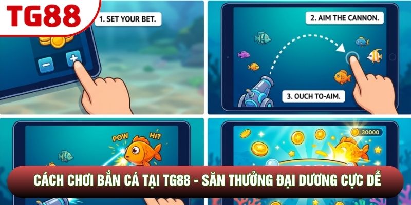 Cách Chơi Bắn Cá Tại TG88 - Săn Thưởng Đại Dương Cực Dễ